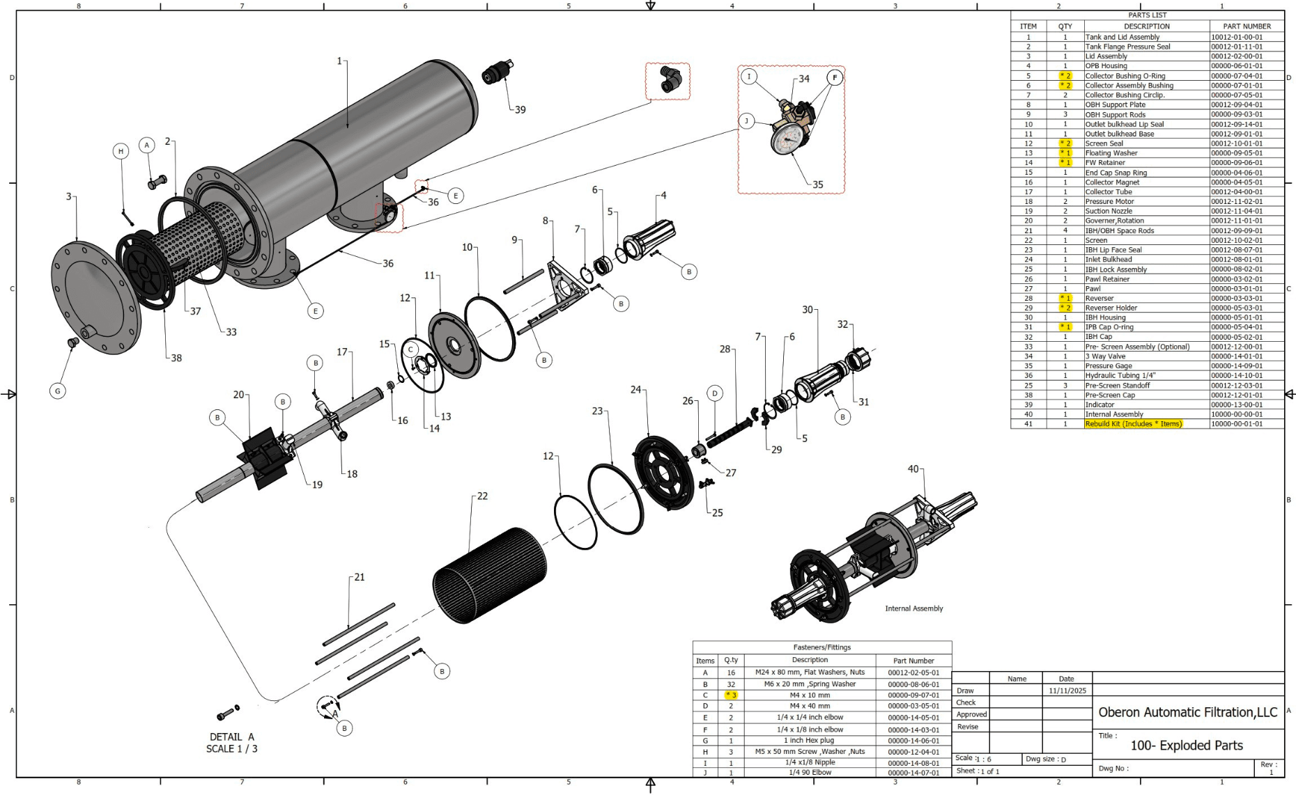 Diagram of the Equeron 100