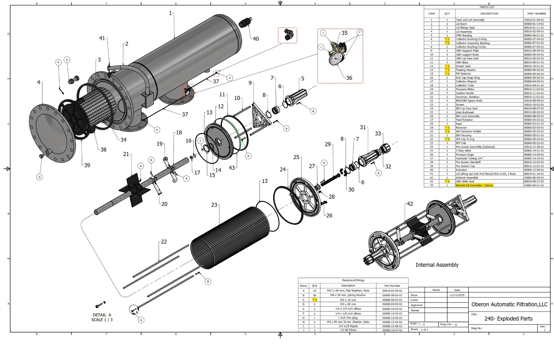 Diagram of the Equeron 240